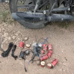 El Ejército y la Policía desactivaron una motocicleta cargada con explosivos de alto poder en el corregimiento de El Plateado, Cauca