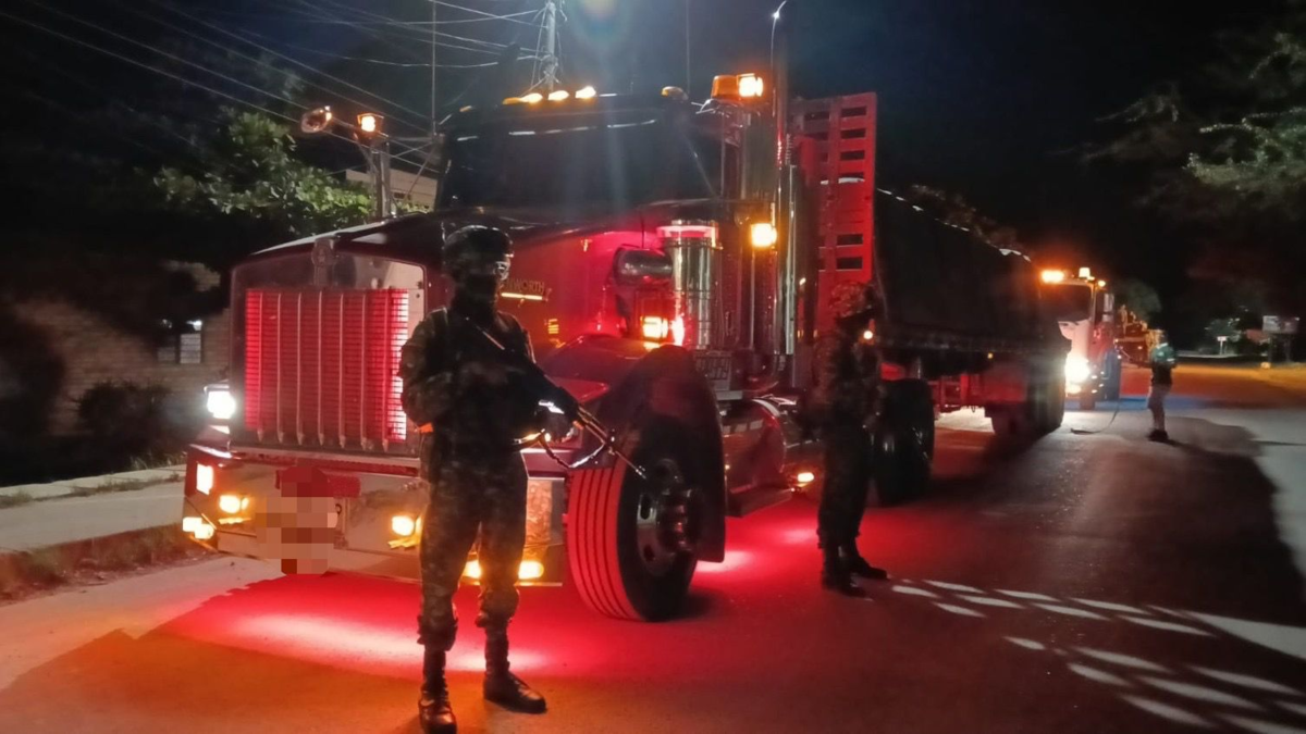 El Ejército frustró el robo de más vehículos de carga en la vía Panamericana, en Cauca: operativo, en el corredor de Santander de Quilichao