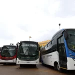 Arranca la renovación en Barranquilla: ya llegaron 42 de los 100 nuevos buses que potenciarán la flota del Transporte Público Colectivo