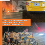 Taxista se prende fuego en vía pública de Girardot y es trasladado a un centro médico