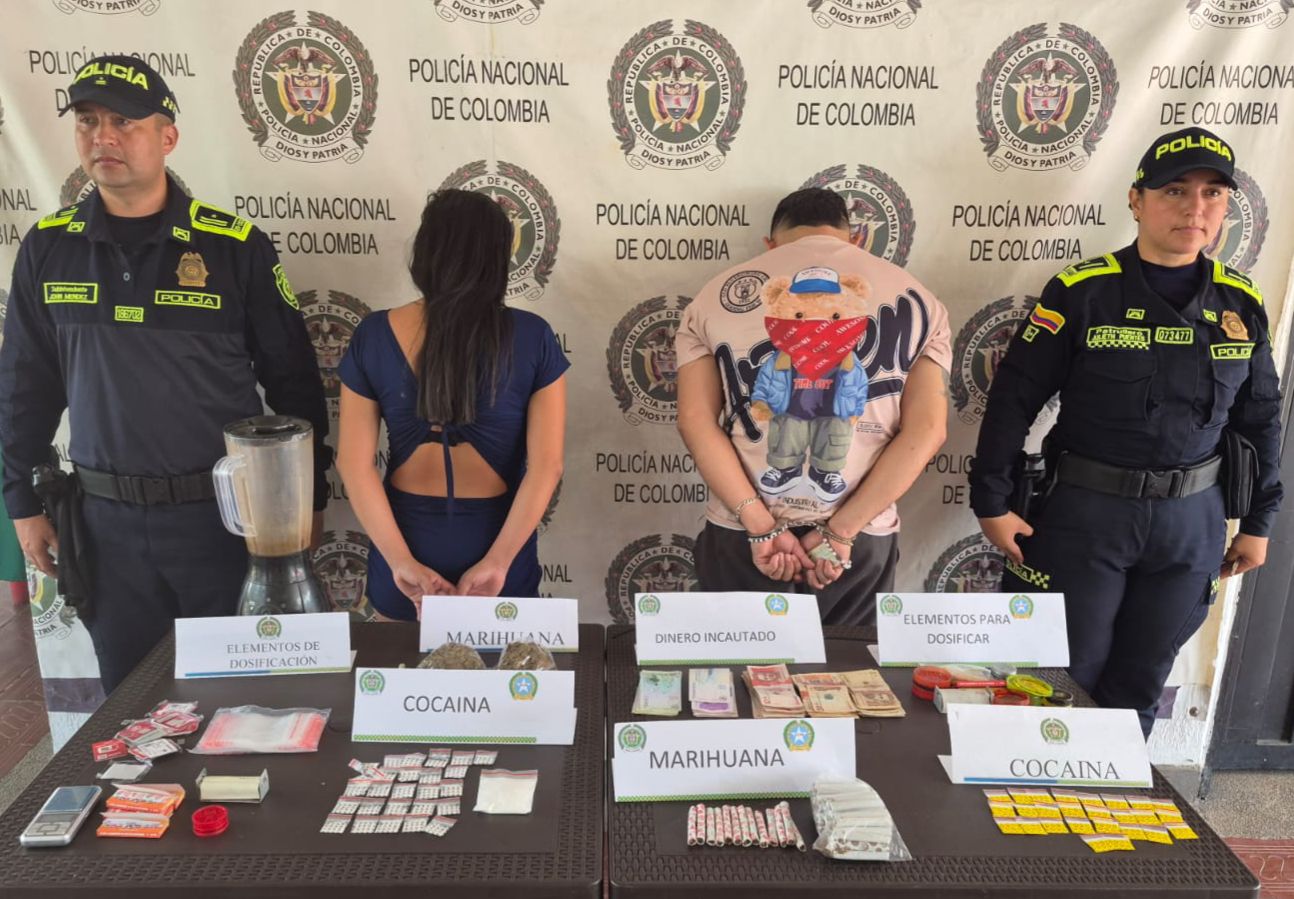 Cae alias “Pirata” y su cómplice en Girardot: desmantelan centro de dosificación de la banda “Solo Valle”