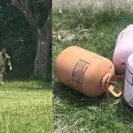 Conmoción de la comunidad por tres cilindros a pocos metros de cancha de fútbol donde jugaban niños y de hospital en Villa Rica, Cauca: esto se sabe