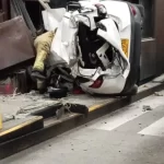 En fotos: así quedó el peaje del Túnel de Oriente tras aparatoso choque de un vehículo en Medellín: hubo un muerto y dos heridos