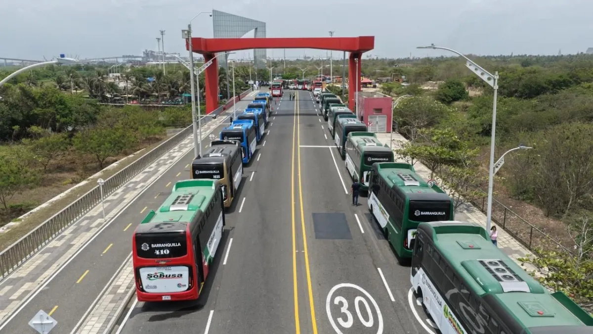 Continúa la renovación del Transporte Público Colectivo en Barranquilla: la ciudad ya completa 100 buses nuevos para potenciar las flotas