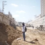 Habitantes y comerciantes salen a marchar por retrasos en la Gran Vía: denuncian millonarias pérdidas económicas, problemas de movilidad e inseguridad