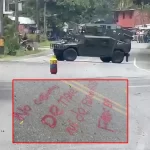 El mensaje de intimidación que pintaron las disidencias Farc contra De la Espriella, presidente electo, tras poner dos cilindros bomba en Antioquia