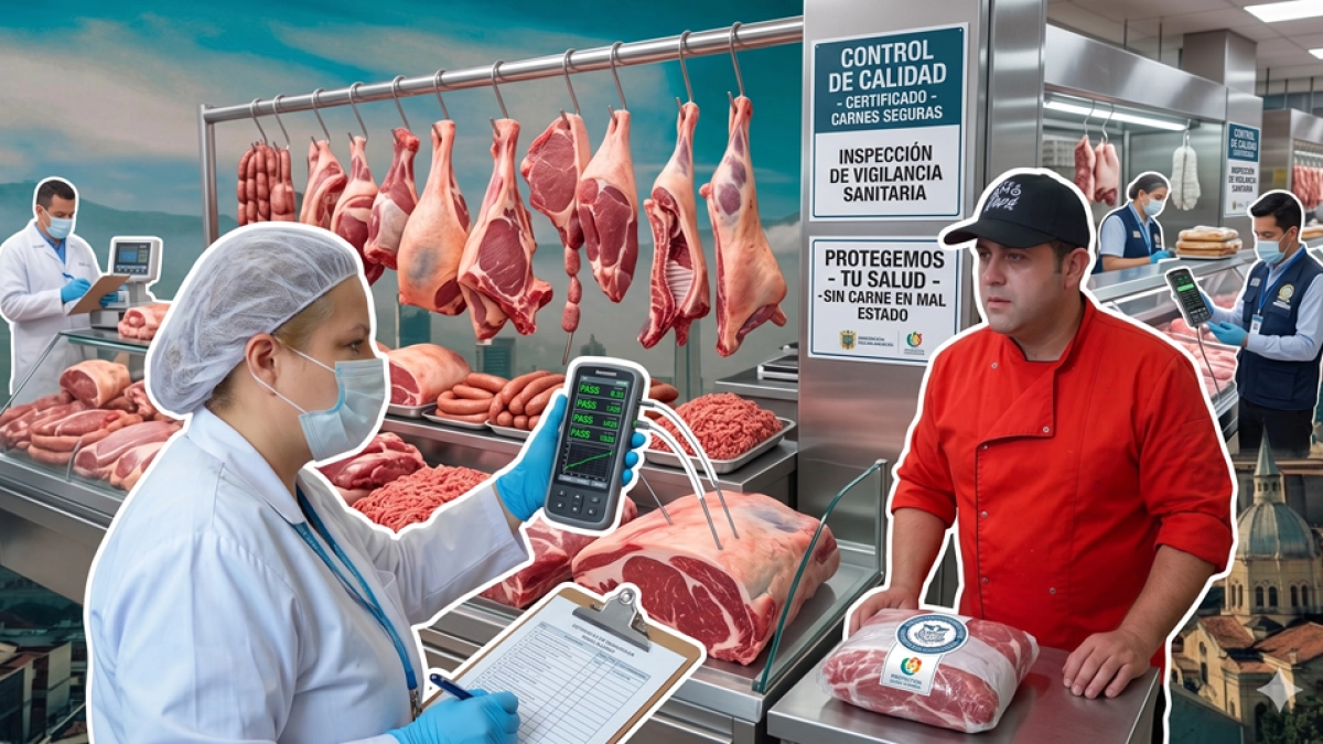 Carne segura en la mesa: Medellín intensifica el control sanitario a 1.033 expendios para prevenir riesgos en la salud pública