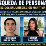 Familiares en Cartagena de dos jóvenes desaparecidos en el mar Caribe claman por su regreso: viajaban en una moto acuática