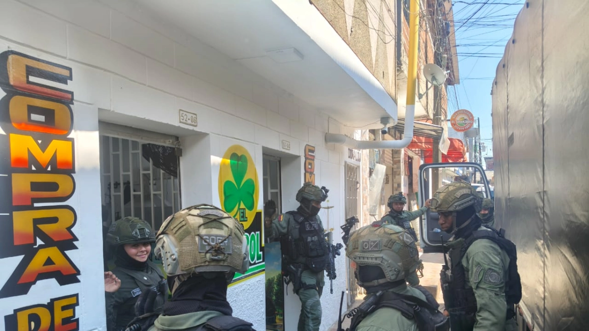 El fuerte golpe en Antioquia contra criminales: nacimientos mineros, la comercialización ilegal de oro y el lavado de activos en el Bagre