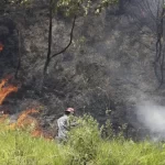 Así avanzan las labores para controlar tres grandes incendios forestales en Medellín: el alcalde Federico Gutiérrez habló de la lucha contra el fuego