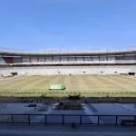 Barranquilla: Supermetro estrena césped híbrido; la nueva cancha estará lista en dos semanas y promete soportar fútbol y conciertos
