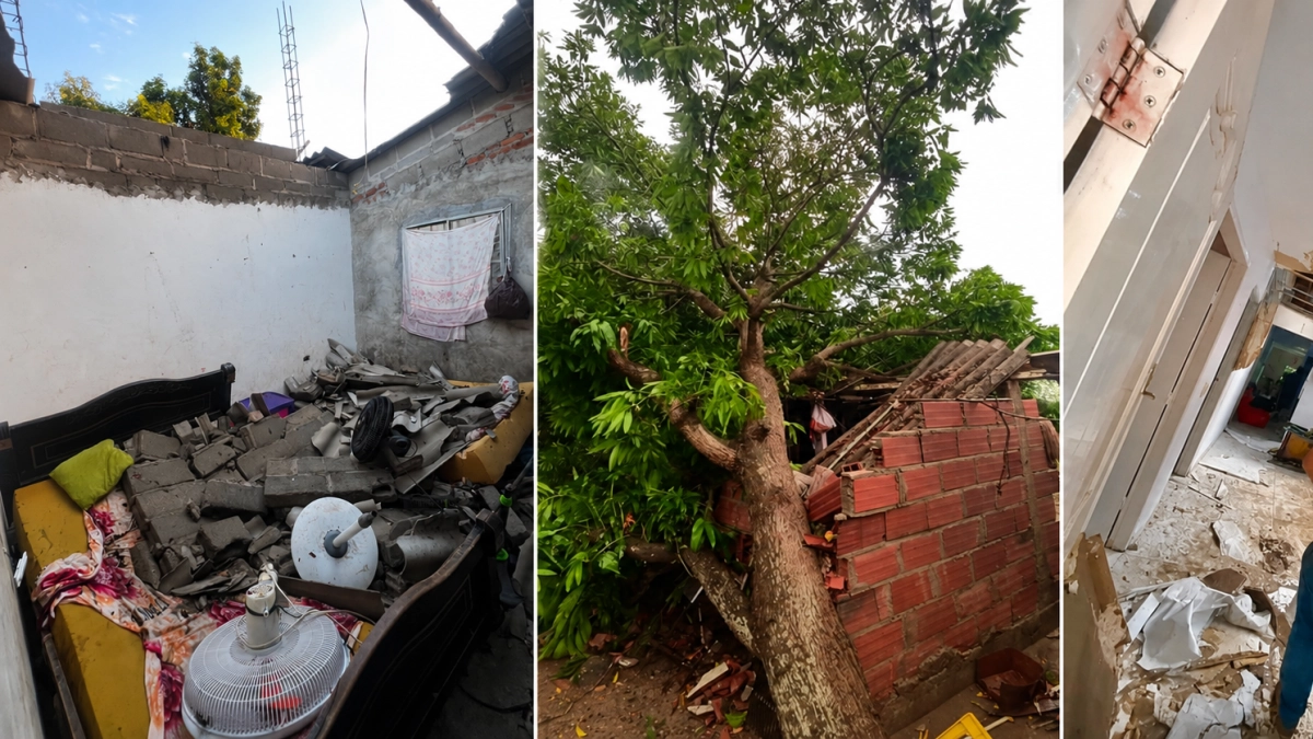 Atlántico: inicia entrega de ayudas a familias afectadas por vendaval en Juan de Acosta; censo preliminar reporta cerca de 480 personas afectadas