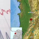 Fuerte terremoto de 7,4 en el occidente de Colombia sacude a todo el país hoy 10 de agosto