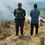Capturan en el Huila al primer hombre acusado de realizar quema agrícola en medio de alerta por incendios en varios departamentos de Colombia