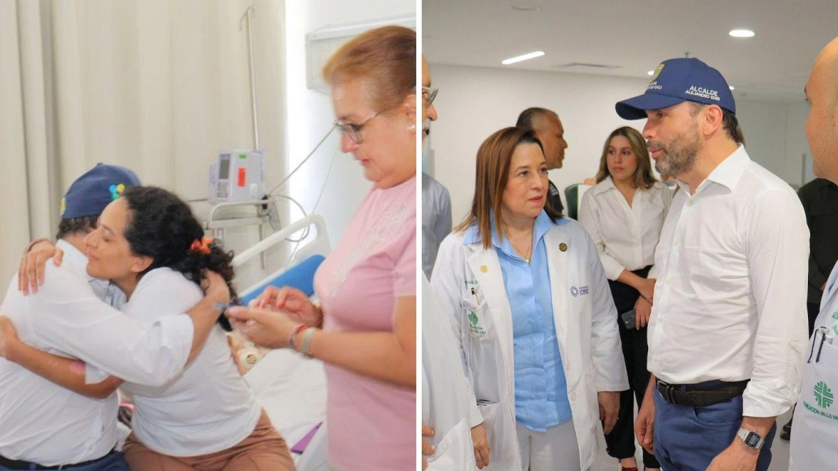 El conmovedor reencuentro de Diana Troncoso, uno de los símbolos de esperanza por el terremoto, con el alcalde de Cali: ‘Hoy respiro por ustedes’