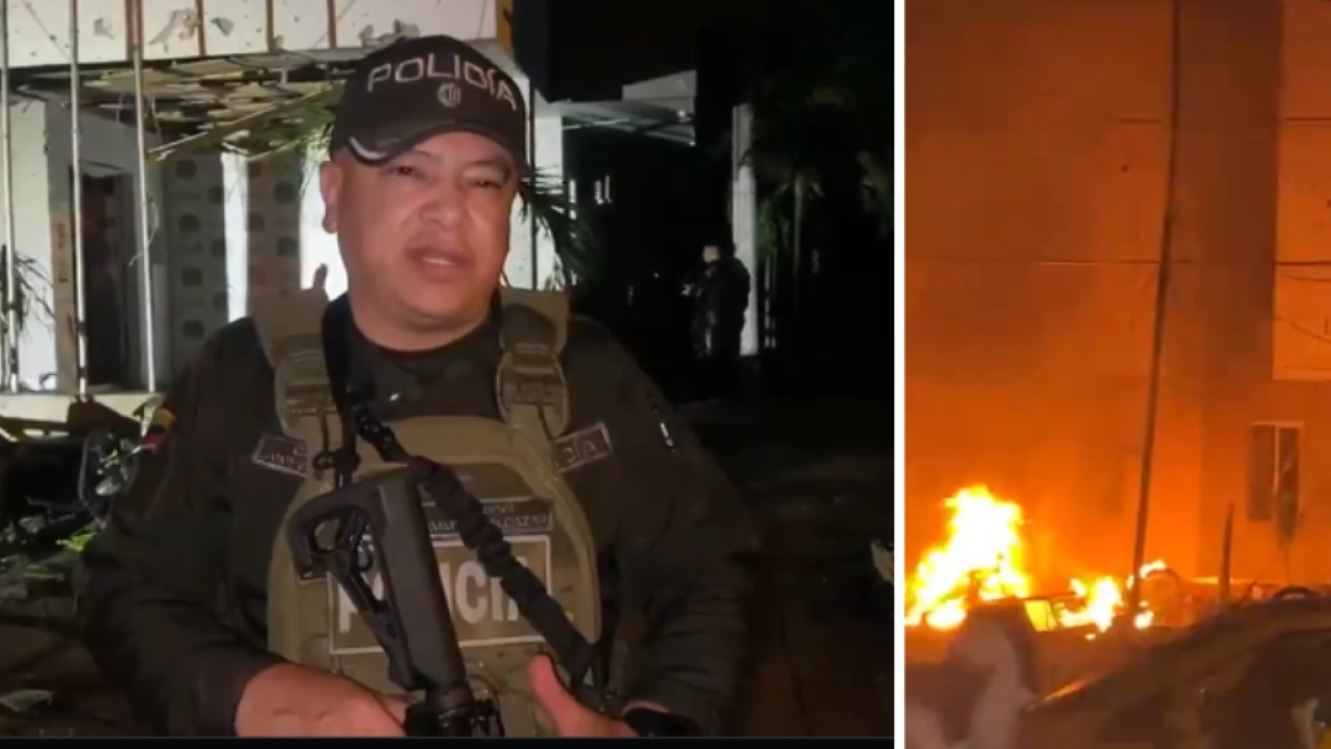 Esta sería la ruta del ‘taxi bomba’ contra la estación de Los Patios en Cúcuta: Policía investiga si el vehículo fue trasladado desde Venezuela
