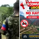 Temor en Nariño por confinamiento de 7.800 habitantes en El Peñol por el fuego cruzado entre disidentes y el Ejército: la vía de acceso está cerrada