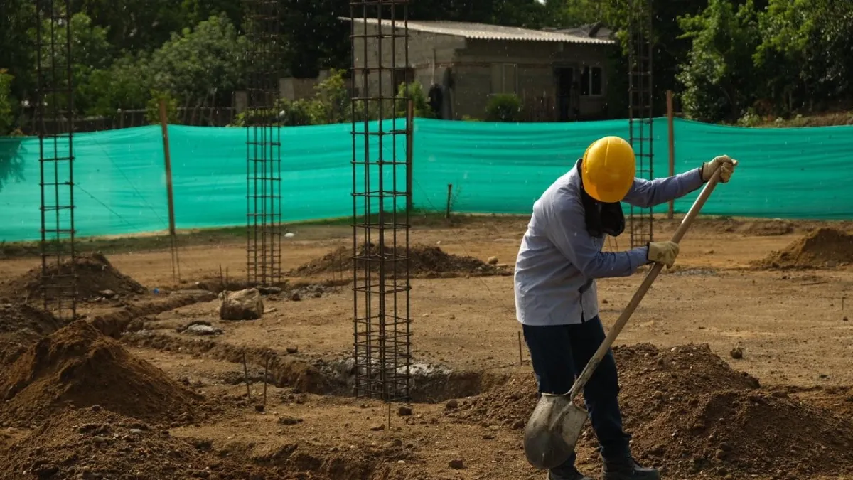 Así avanzan las obras del Centro de Convivencia ‘Paz a lo Bien’ en Baranoa (Atlántico): la meta es convertir en espacio comunitario el lote abandonado
