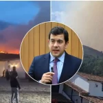 Ministro del Interior Rodrigo Lara entrega balance optimista sobre el incendio en Villa de Leyva: siguen las labores