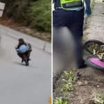 Un joven de 20 años murió tras sufrir un fuerte choque en la avenida Las Palmas, en Envigado, Antioquia, mientras que practicaba Gravity Bike