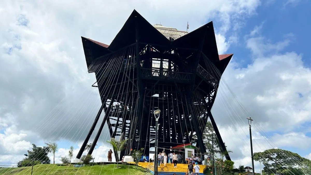 El emblemático y recordado mirador turístico de Filandia, Quindío, será demolido tras daños causados por el terremoto del 10 de agosto