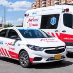 Ambulancia que esperaba ubicación de paciente de 93 años fue multada e inmovilizada en Medellín