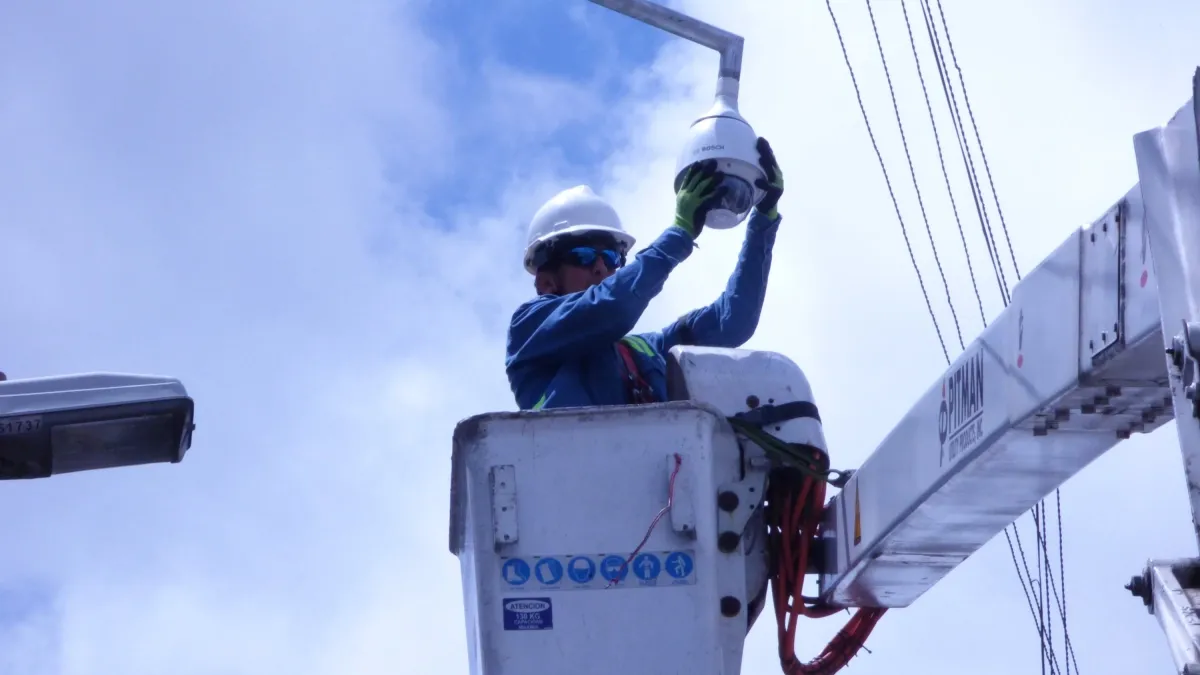 Bucaramanga fortalece alianza de seguridad con Estados Unidos y pone en marcha la instalación de más de 100 cámaras de alta tecnología