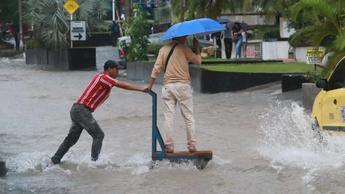 Advertencia climática para Atlántico, Magdalena y La Guajira: pronostican fin de semana de lluvias fuertes, descargas eléctricas y posibles vendavales